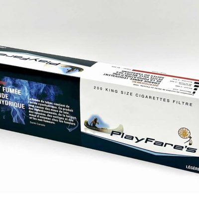 A Carton of Playfares Light Cigarettes