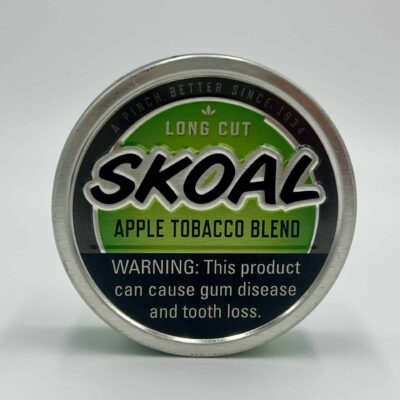 A Can of Skoal Apple Long Cut Dipping Tobacco