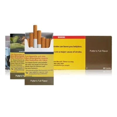 Putters Full Flavour Cigarettes Carton and Pack
